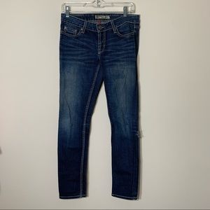 BKE Stella skinny dark wash jeans